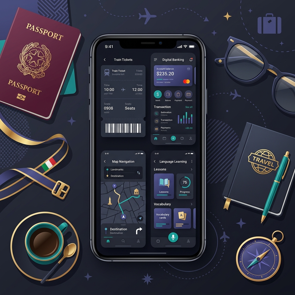 Le kit de survie numérique de l'étudiant en Italie : les 12 apps indispensables (2026)