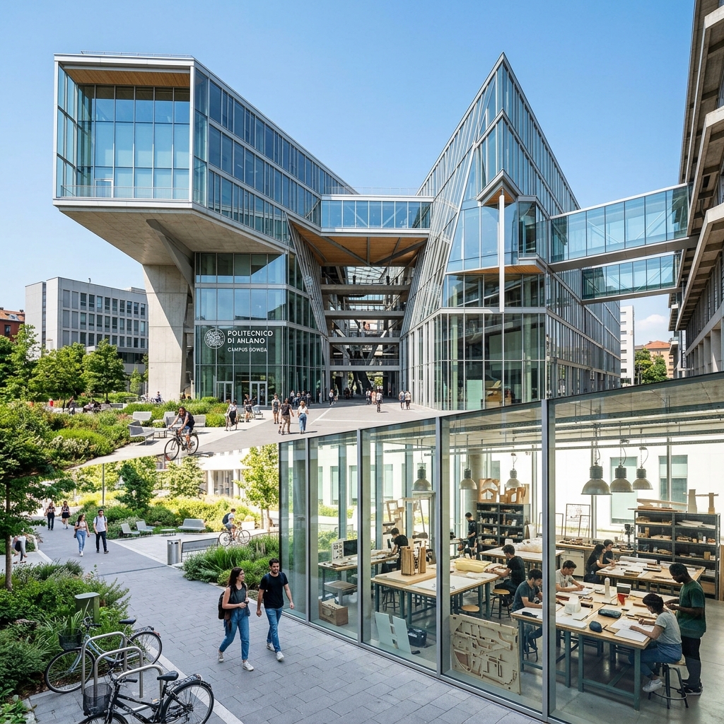 Politecnico di Milano campus architecture et design
